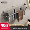 HANDUNYOU Gunmetal Grey Double Towel Rack