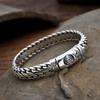 2026 Huang Caishen Three Horse Whip Bracelet Personality Smooth Simple Atmospheric Men's Bracelet