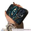 Blue eyes and big eyes Suitable for Apple 16Promax mobile phone case Personalized vitality case iPhone15/14/13 Text 12