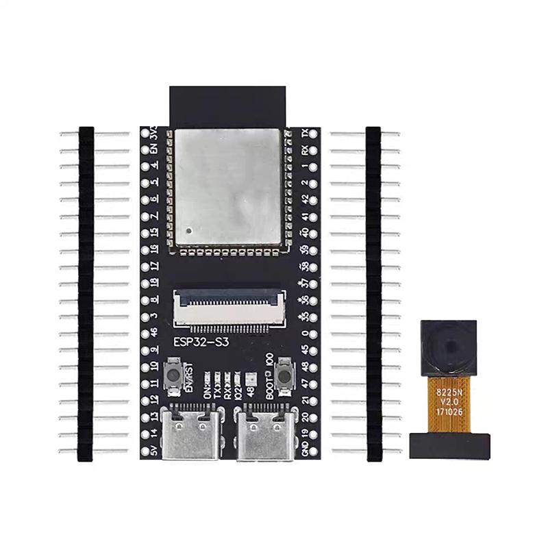 Esp32-S3 Cam Development Board Wifi Bluetooth Module Onboard Esp32-S3 N16R8 Ov2640 Ov5640 Ov3660 Camera Dual Type-C Interface