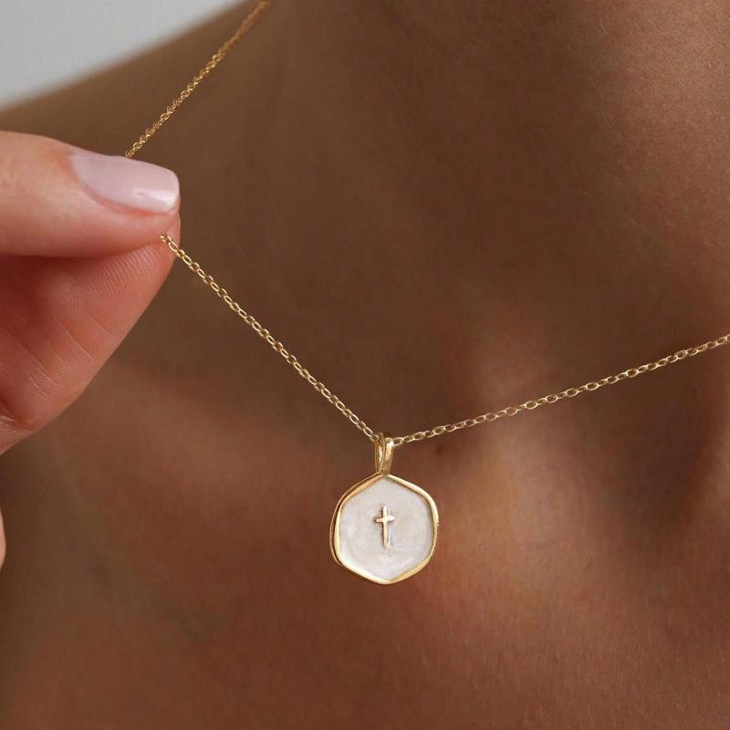 Cute Small Cross Choker Necklaces Everyday Simple Cross Charm Choker Minimalist Religious Jewelry Cute Gifts Christian Gifts for Women