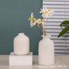 Ceramic Vase White Three-piece Set Ornament Creative Dried Flower Hydroponic Home Living Room Flower Arrangement Modern