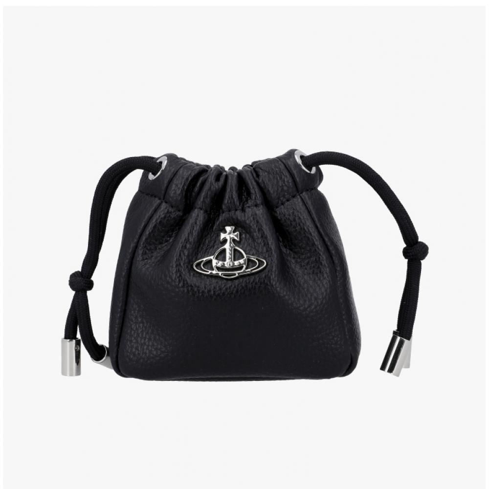 Vivienne Westwood Vegan Bio Green Grain Hillary Micro Bucket Pouch Bag N403