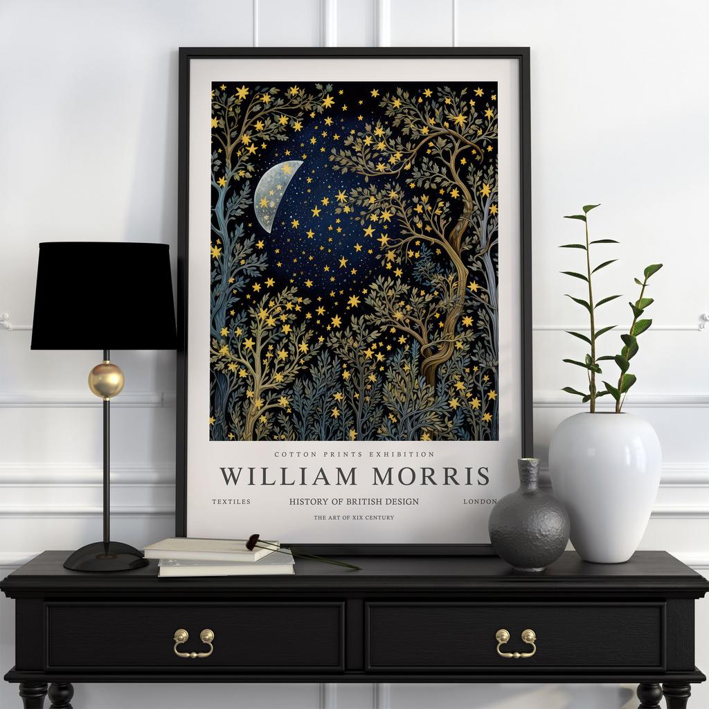 Neutral William Morris Poster Picture Botanical Animals Canvas Prints Vintage Wall Art Decorations for Living Room Exhibition