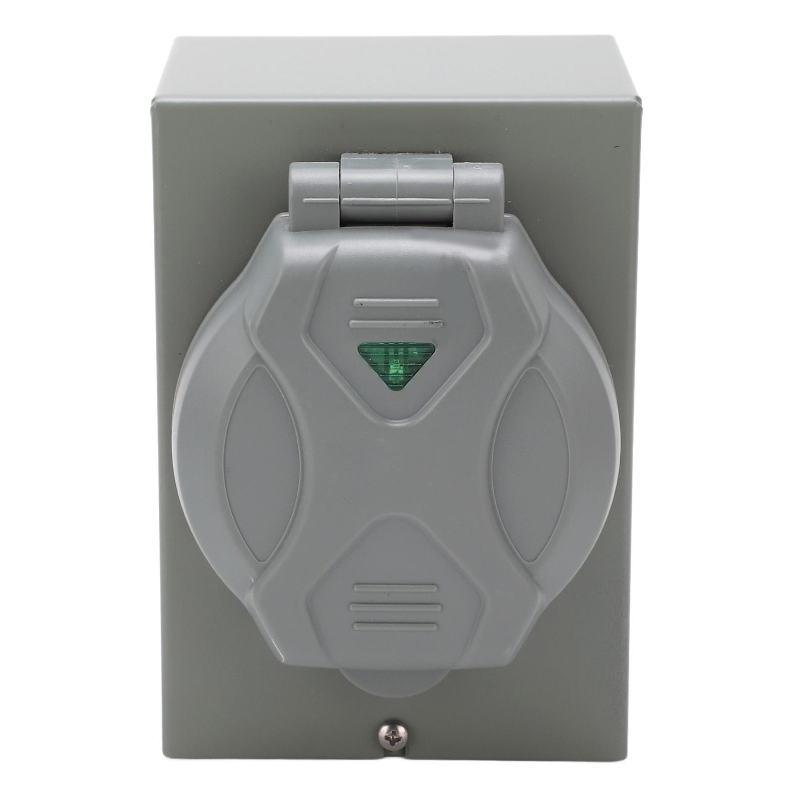 

50A Коробка вводу живлення генератора Коробка вводу живлення з алюмінієвого сплаву 12500 Вт AC125В 250В для зовнішньої розетки