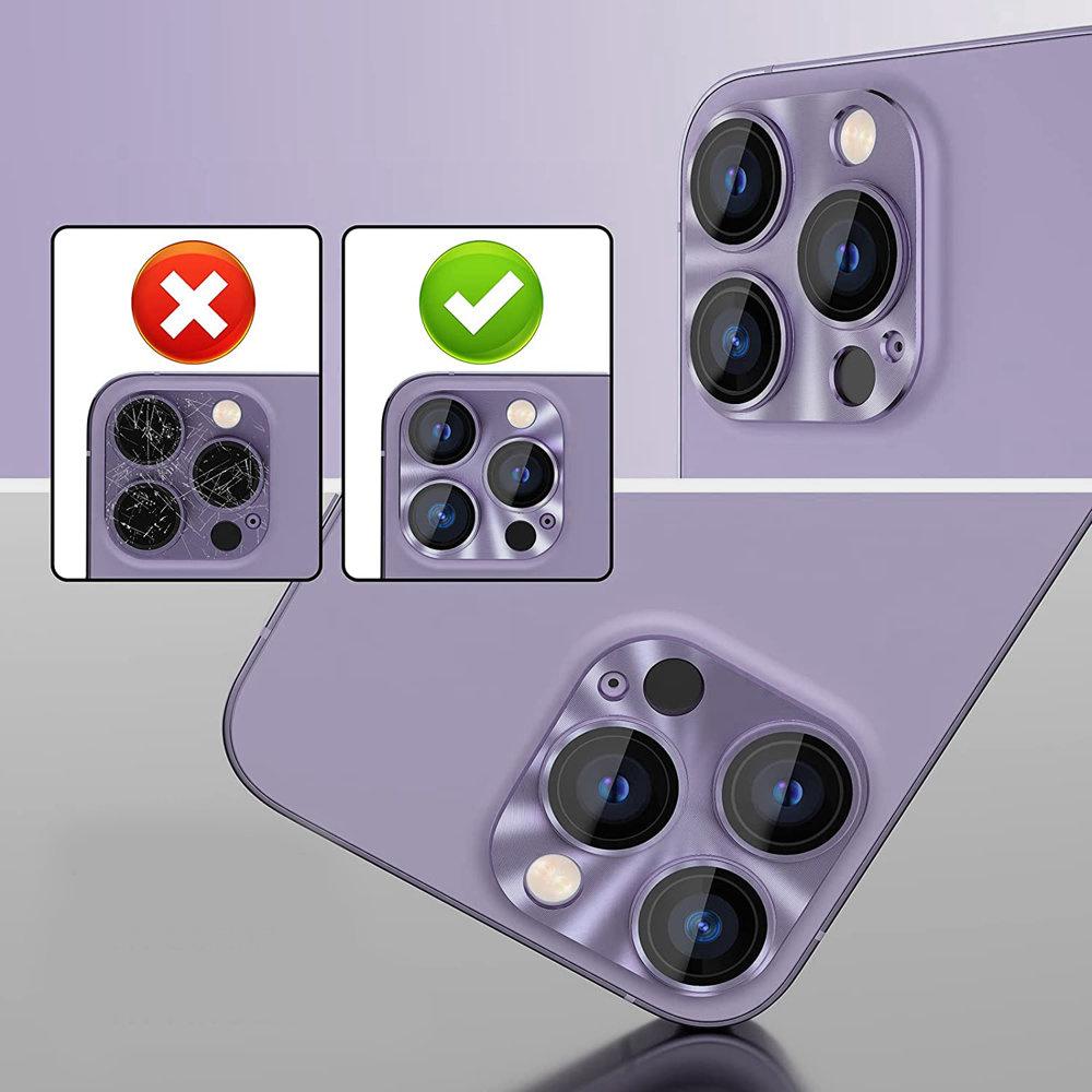 ENKAY Lens Cover for iPhone 14 Pro / 14 Pro Max, Purple