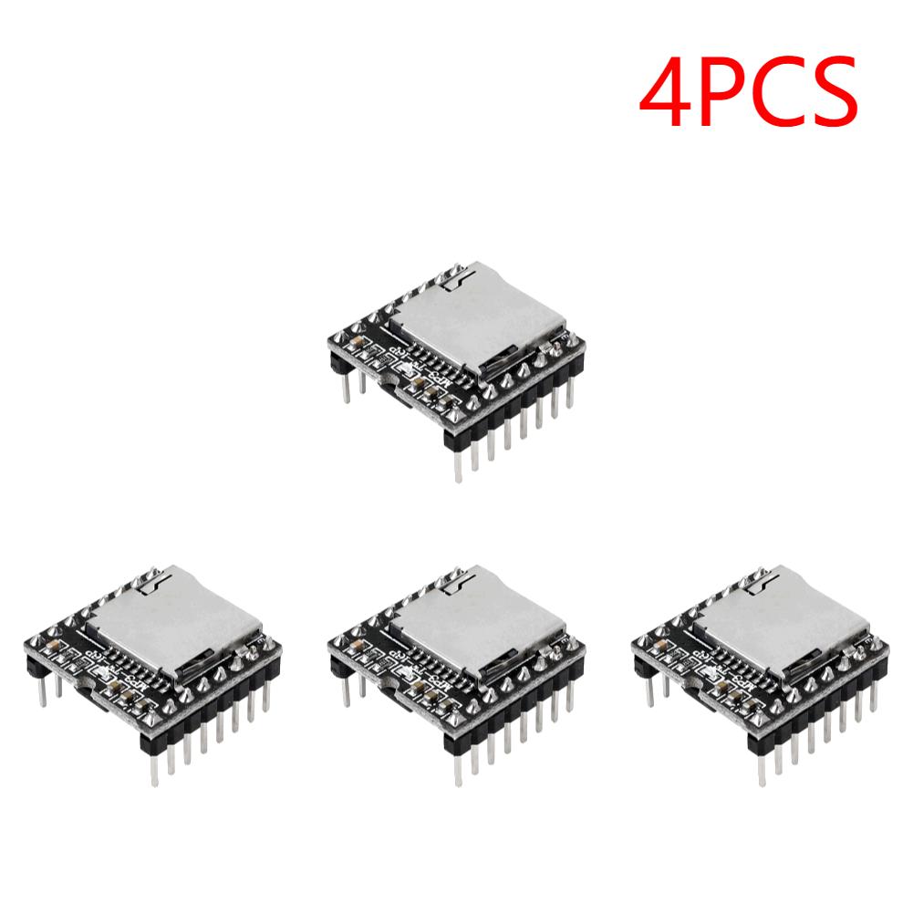 1-5 Stück MP3-Player-Modul DFPlayer Mini MP3-Player-Modul V3.0 16P TF-Karte U-Disk DF Player Audio-Sprachplatine für Arduino