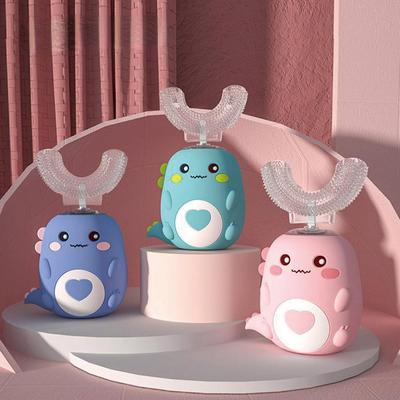 Children U-shaped Electric Toothbrush Cartoon Kids Silicone Toothbrush Kid Teeth Cleaning Toothbrush Oral Care