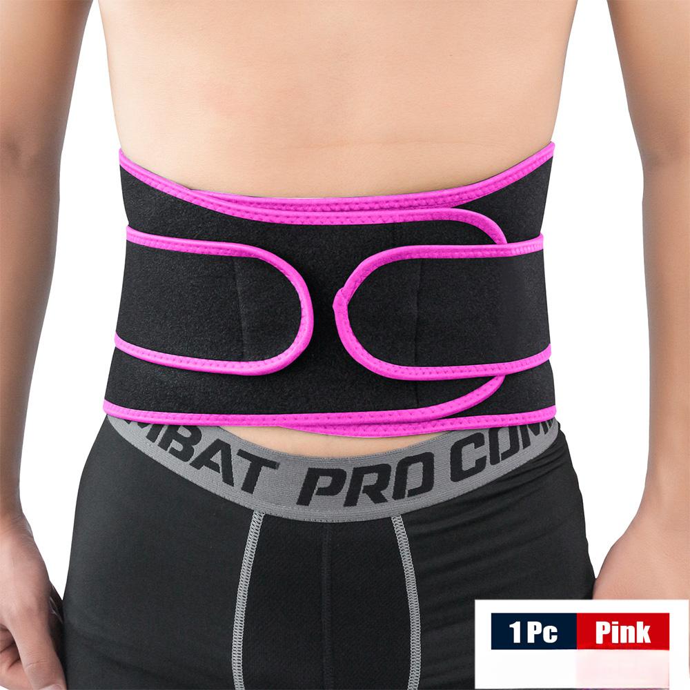 

Фитнес-компрессионный поясной ремень с поддержкой спины, дышащий, с двумя регулируемыми плечевыми ремнями, обеспечивает спортивную защиту M розовый