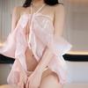 Sex Underwear Sexy Flash Halter Butterfly Suspender Dress Uniform Passion Free Streamer Suit
