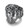 Heiß verkaufter Ring Vintage Edelstahl Poliert Gold Plated YS Porträt Herrenring