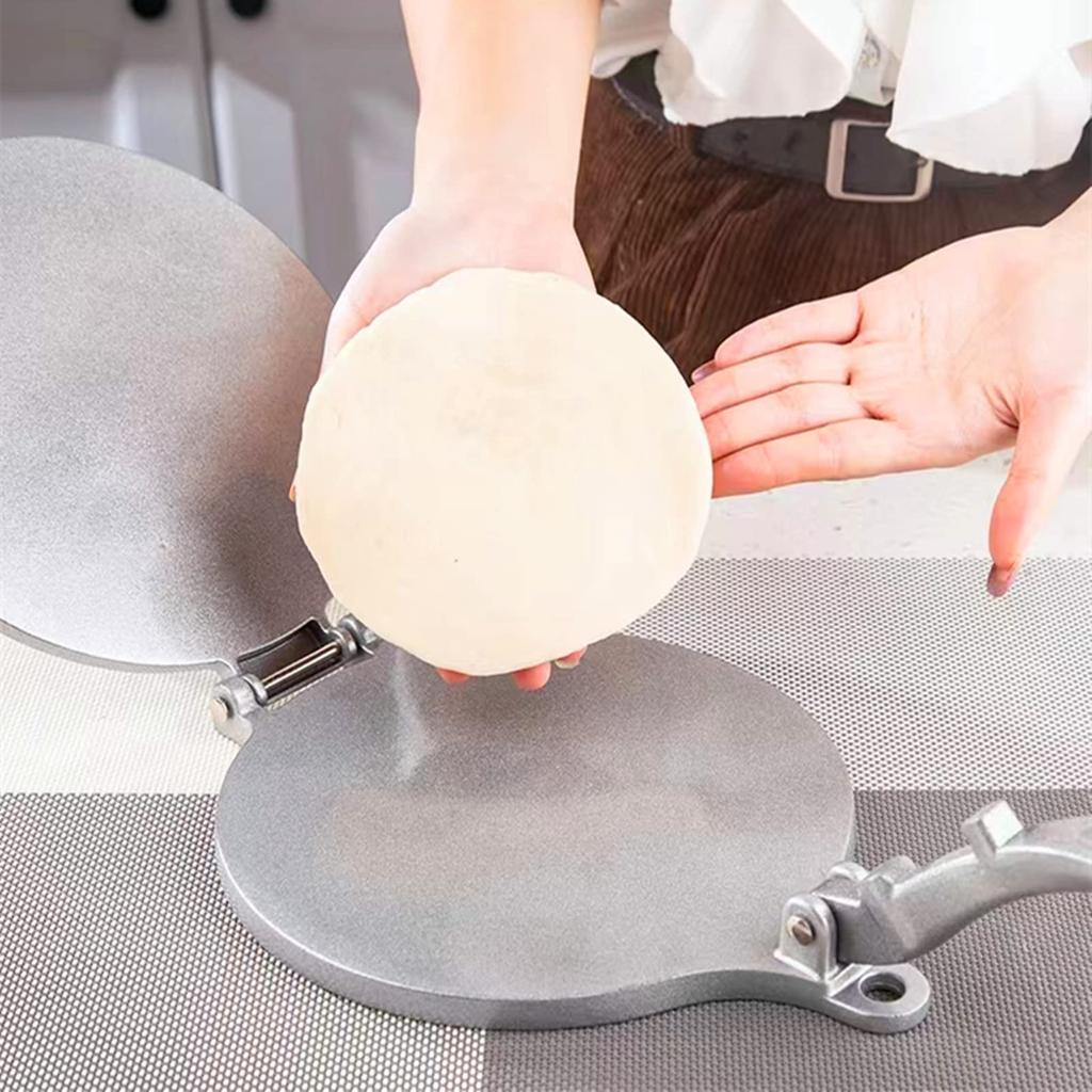 Teigpresse Metall Stanzformen Stahl Mehl Tortilla Presse Knödelteig Tortillas Mehl Brotform Sandwich Taco Presse - 6,5 Zoll