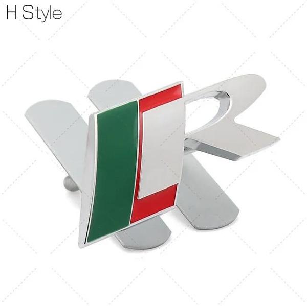 3D Metal R Logo Přední mřížka Znak zadního kufru Samolepka Samolepka pro Jag/uar X-TYPE F-TYPE XE XF XJ XJR XFR Stylingové doplňky do auta