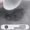 Microfiber Shaggy Absorbent Bath Mat Soft Bathroom Mat Non Slip Machine Washable Bathroom Rug Shower Mat Quick Dry Floor Mats