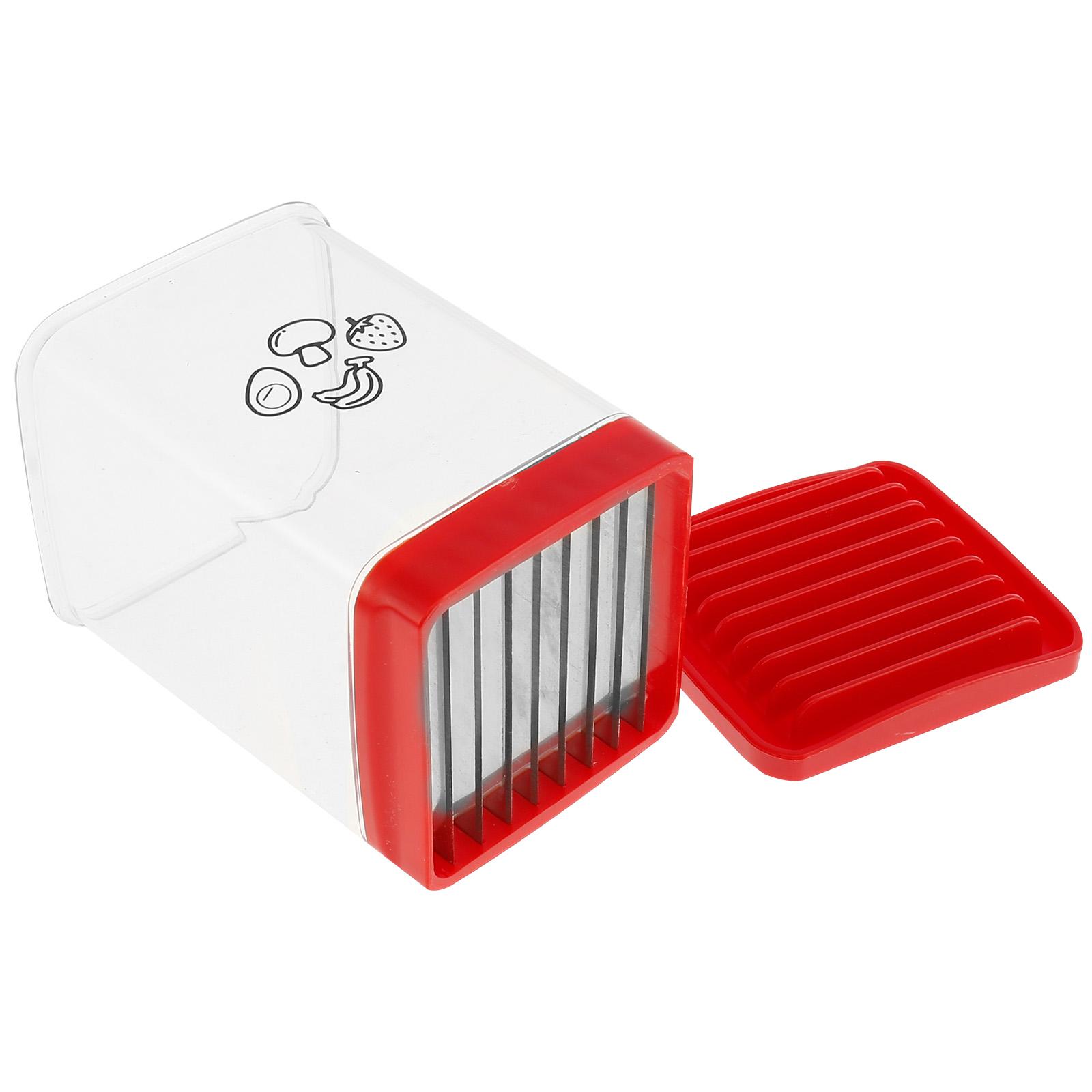 Speed Cup Slicer Multifunctional Fruit Slicer Cup With Push Plate Compact Fruit And Vegetable Quick Slicer Useful Kitchen Tools