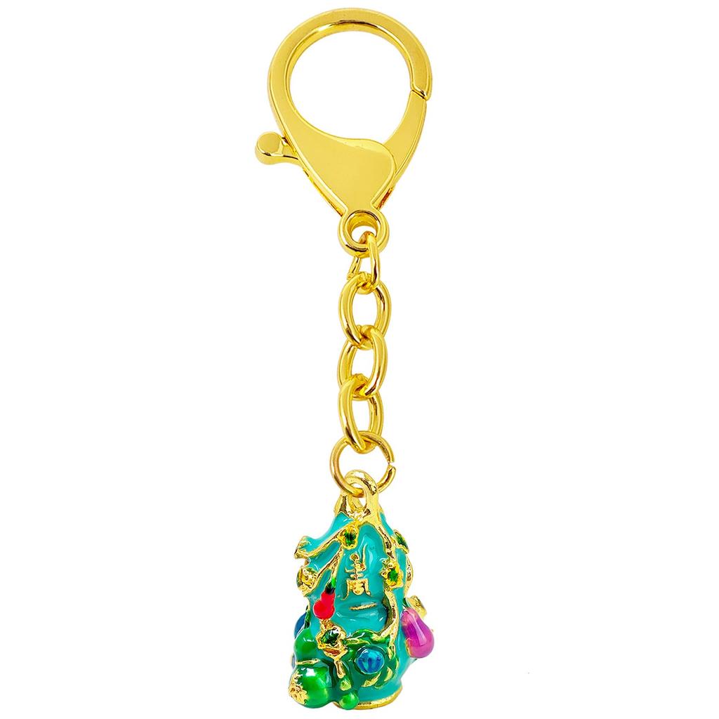 [YISHUI] Nine Gourd Keychain, Health and Longevity, Five Fortunes, Good Luck, Money Luck, Amulet, Lucky Charm, Portable, Fortune, Longevity, Joy,