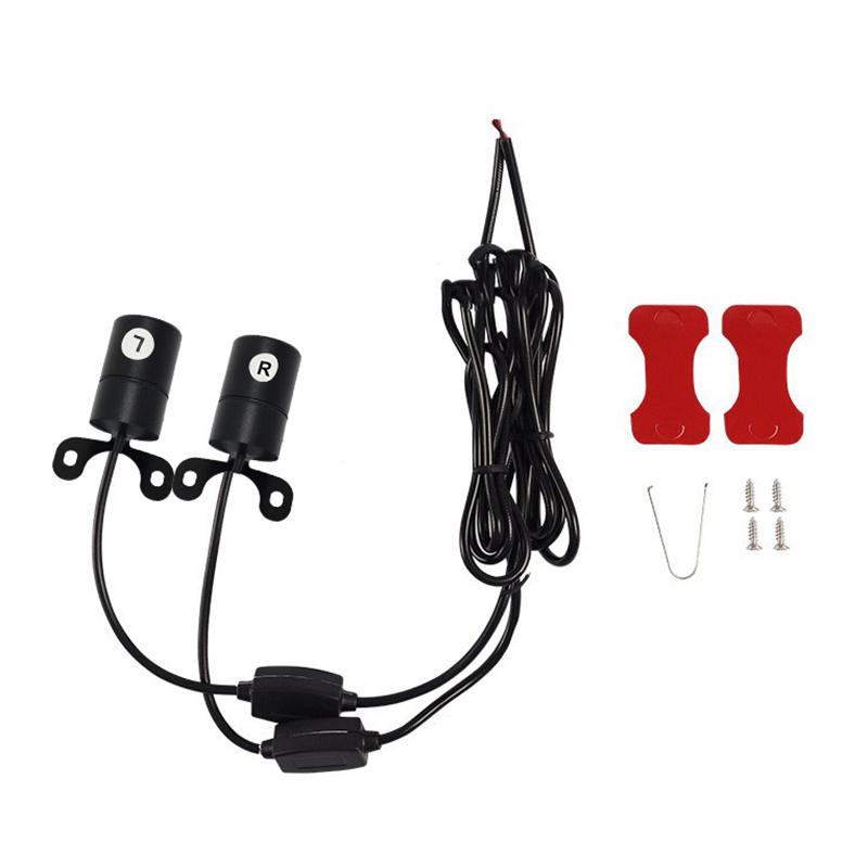 2 szt. Motocyklowy projektor świateł podwozia LED Ghost Angel Wings Light motocyklowa modyfikacja LED oświetlenie dekoracyjne