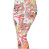 Floral Leggings High Waist Paisley Printed Legging For Women Highly Stretchable Fitness Tights Yoga Pants Workout Sportswear