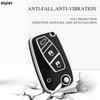 Fashion New Tpu Car Flip Key Case Cover Shell Fob Bag For Fiat 500 Panda Stilo Ducato Punto Doblo Bravo Protected Accessories