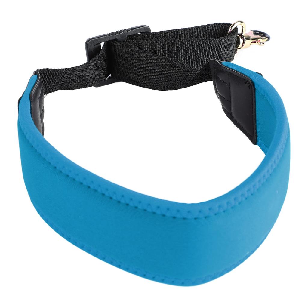 Sax Shoulder Strap Length Adjustable Comfortable Saxophone Single Shoulder Harness Replacement Blue