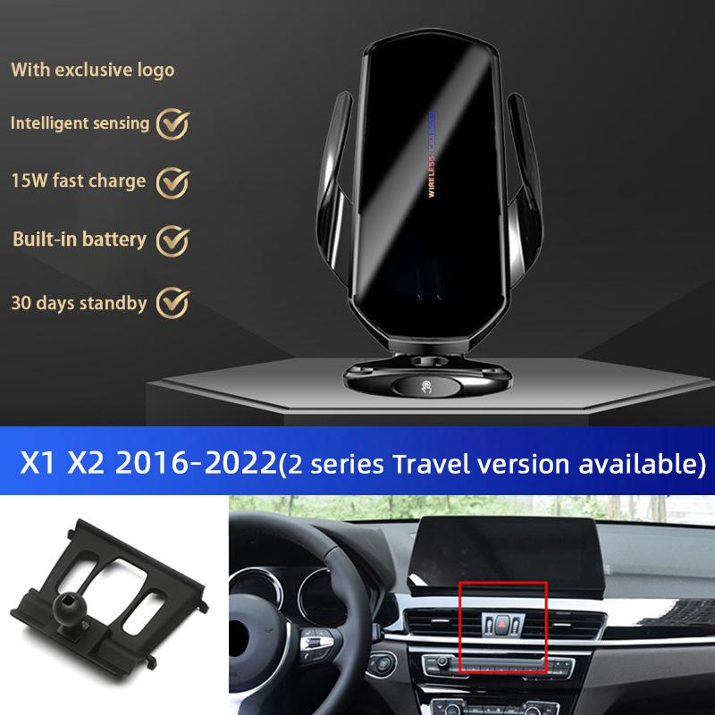 Car Mobile Phone Holder For BMW 1 2 3 5 7 Series X1 X2 X3 X4 X5 X6 X7 5GT 3GT I3 I4 MINI Wireless Charger Fast Charging Bracket