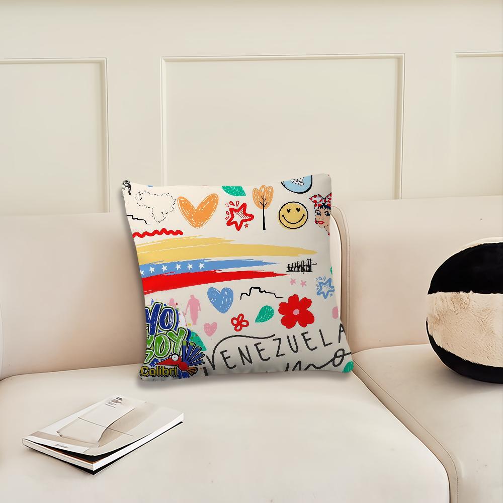 Estetyczna Sztuka Wenezuela poszewka na poduszkę Poszewka Dekoracja Pokój Dom Sofa salon Biuro Samochód Nordycka Prostota