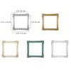 1Pc Vintage Victorian Style Square Photo Frame, Antique Design, Multi-photo Display Photo Frame, Vintage Photo Frame for Home Wedding Decoration