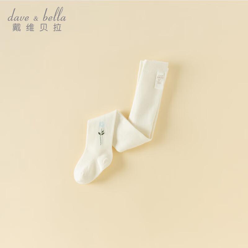 DAVE & BELLA Girls' Soft Elastic Footed Tights