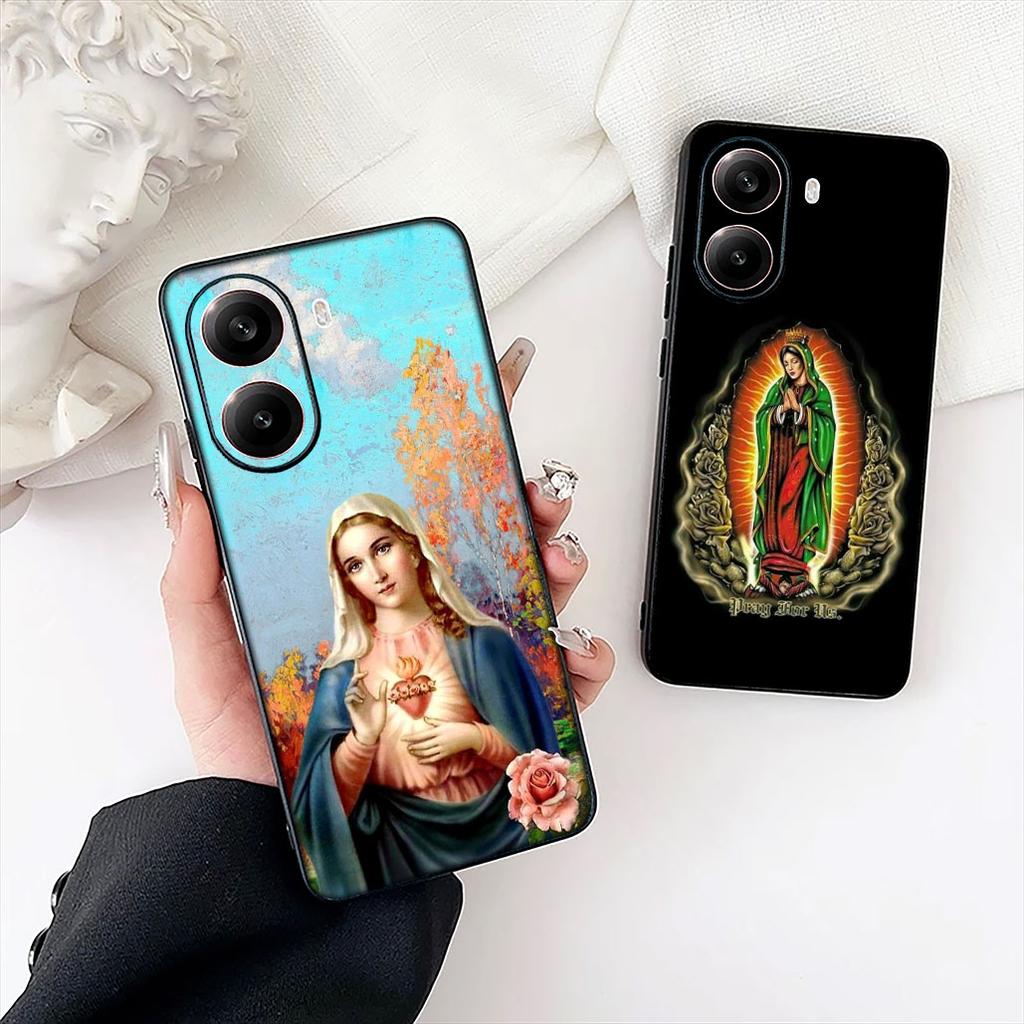 Virgen de Guadalupe Phone Case for Samsung Galaxy S22 S21 S20 FE Ultra Plus A35 A36 A37 A33 A34 A04 A71 Protective Cover