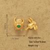 Handmade S925 Silver Ruyi Clasp Bracelet with Jade, Corundum Butterfly Clip, and Decorative Ring - Jewelry Accessory P24