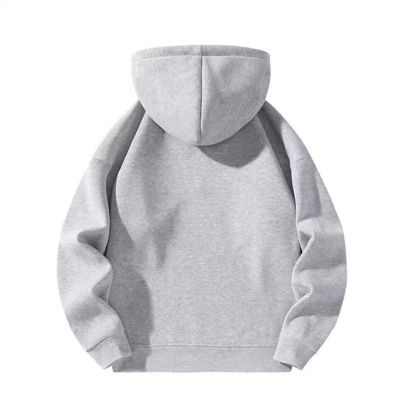 American Retro Unisex Half-Zip Hoodie Set - Loose Casual Style for Women