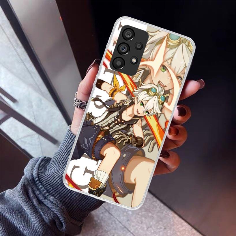 Genshin Impact Anime Phone Case For Samsung Galaxy A17 A57 A37 A16 A26 A36 A56 A15 A25 A35 A55 A14 A13 A54 A53 A34 A24 A33 A23 G