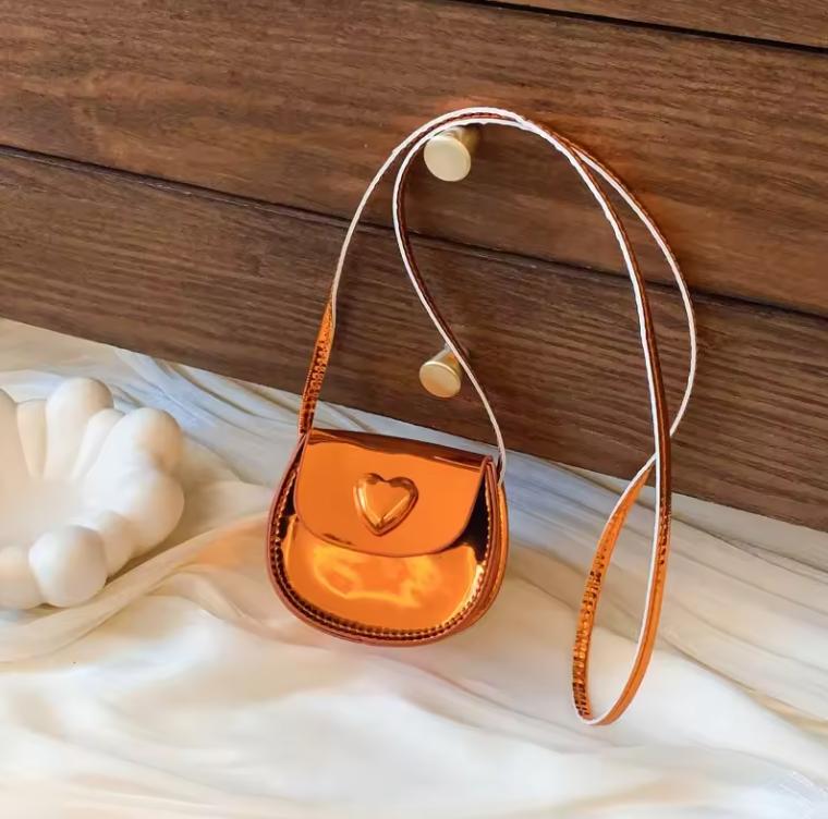 Small Shoulder Bag Cute Coin Key Earphone Case 2025 Summer New Mirror Lipstick Purse Mini Pu Crossbody Bag for Girls Kids