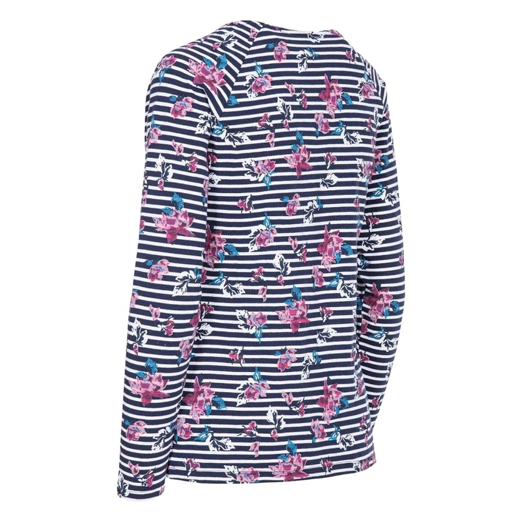 TRESPASS Top cu mâneci lungi Floral Dellini pentru femei/damă
