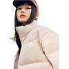 Anta Comfortable Breathable Loose Fit Down Jacket With Letter Zipper Stand Collar Women Outerwear Pink 162448905N-2
