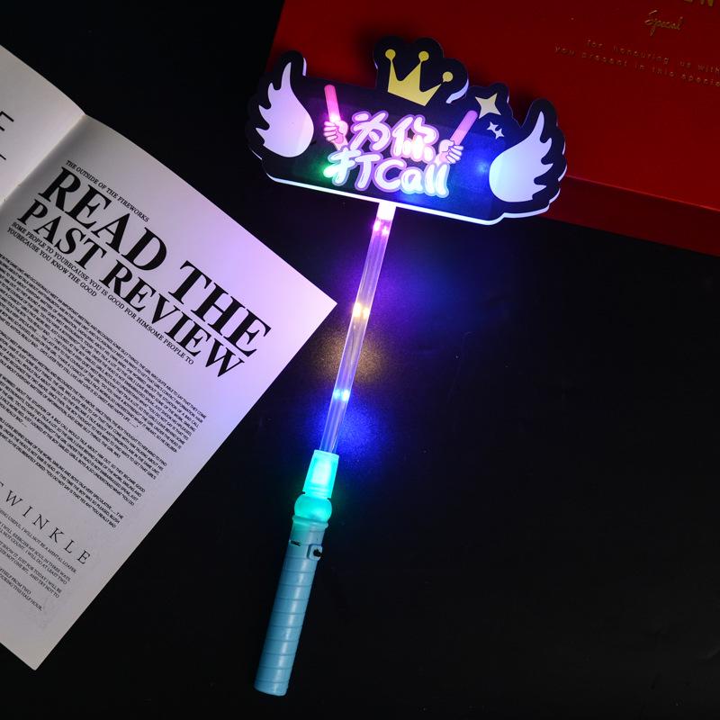 Glow Stick Photo Props for Kids' Birthday Party Decorations