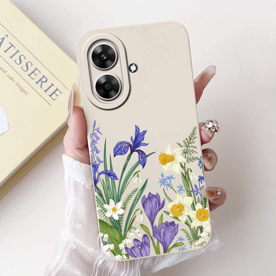 Für Realme Note 60 Hülle Luxus Kunst Bemaltes Cover Stoßfest Weiches Silikon Handyhülle Für Realme Note 50 Note50 Note60 Rückseite