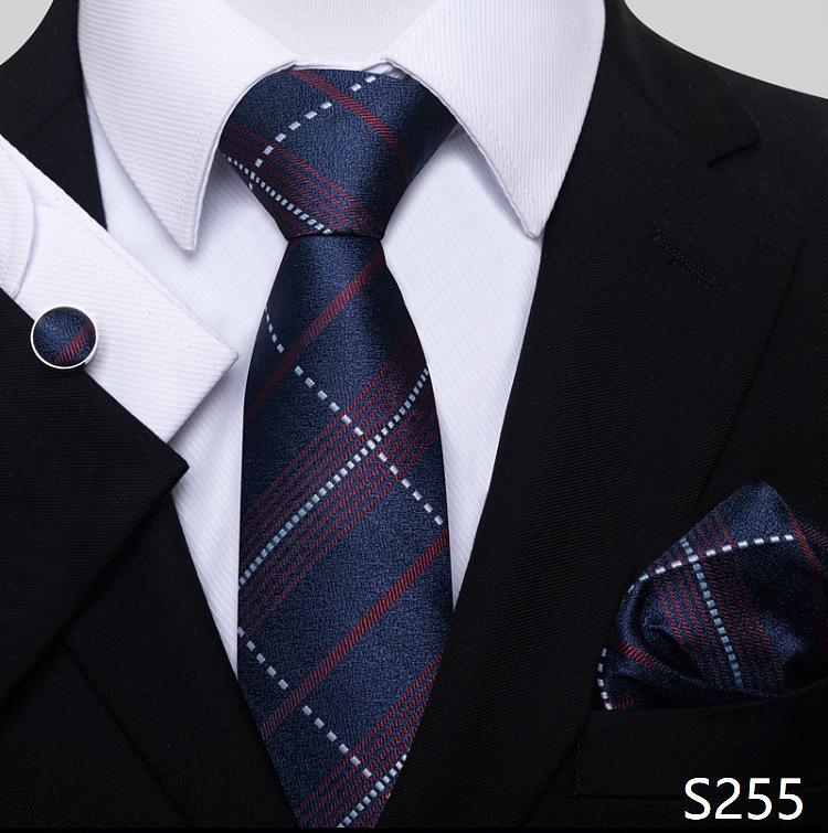 Men'S Business Dress 8Cm Hand Tie Suit Shirt Work Professional Dress Tie Accessories