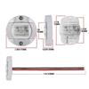6LED Boat Indoor Chamber Light 12V Circular Yacht Light White Round Marine Boat LED Cabin Deck Courtesy Light Waterproof