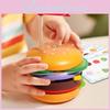 Wooden Kids Food Set With Sandwich And Burger For Interaction Play Learning And