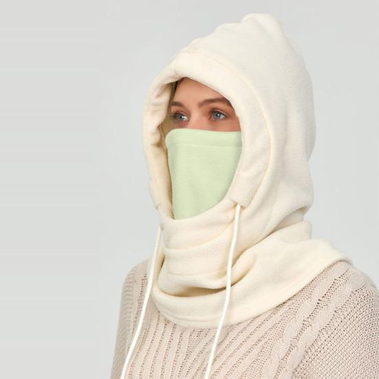 Jezdecká pokrývka hlavy Vylepšený fleece Nastavitelná stahovací šňůrka Větruodolný design Zesílená lyžařská čepice Vybavení do chladného počasí
