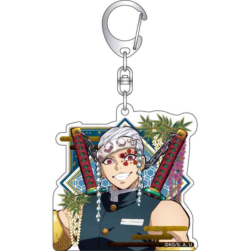 Demon Slayer Durable Keychain Acrylic Anime Cartoon Accessory Tanjiro Nezuko Pendant Charm Bulk Now Available Beautiful Design