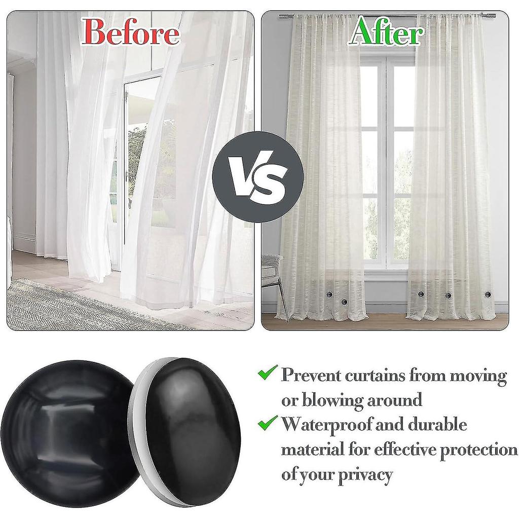 10pcs Magnetic Curtain Weights Drapery Weights, Strong Magnetic Shower Curtain Weights, Heavy Duty Curtain Weights Bottom