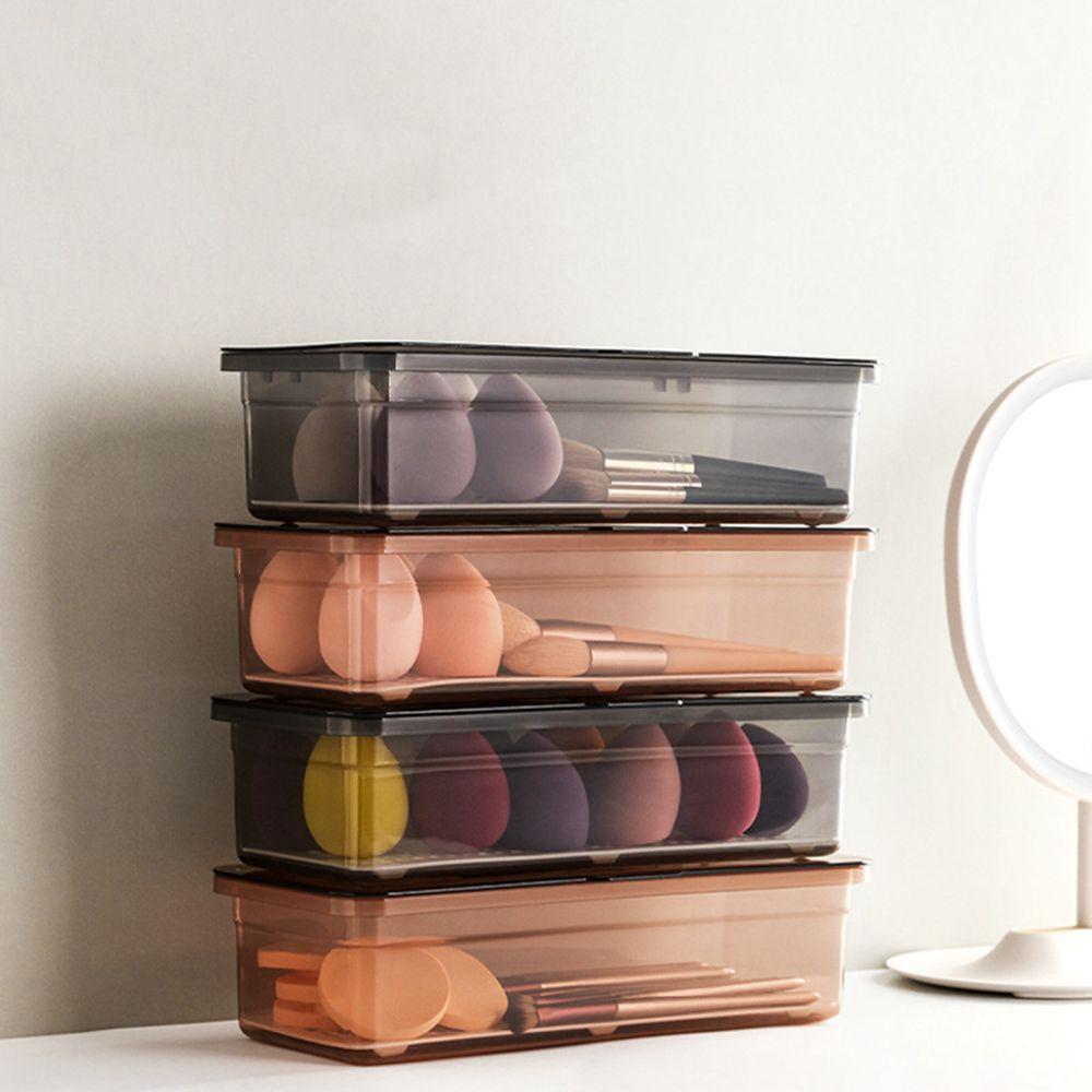 Drainer Tidy Cosmetic Make-up Brush Holder Spoon Fork Tray Cutlery Storage Box Tableware Organizer