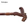 Dinosaur Brown Wooden Fashion Walking Stick Decorative Vampire Cospaly Party Wood Walking Cane Halloween Mace Wand Crosier 93cm