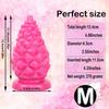 New Christmas Pinecone Anal Plug for Men and Women Liquid Silicone