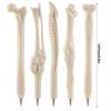 5-10pcs Bone Ballpoint Pen Creative Novelty Pens Black Ink for Halloween Artist  Nurse School Office Party