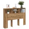 VidaXL Headboard Cabinet Artisan Oak 140x19x103.5 Cm, Headboard, Bedroom Cabinet, Headboard 856869