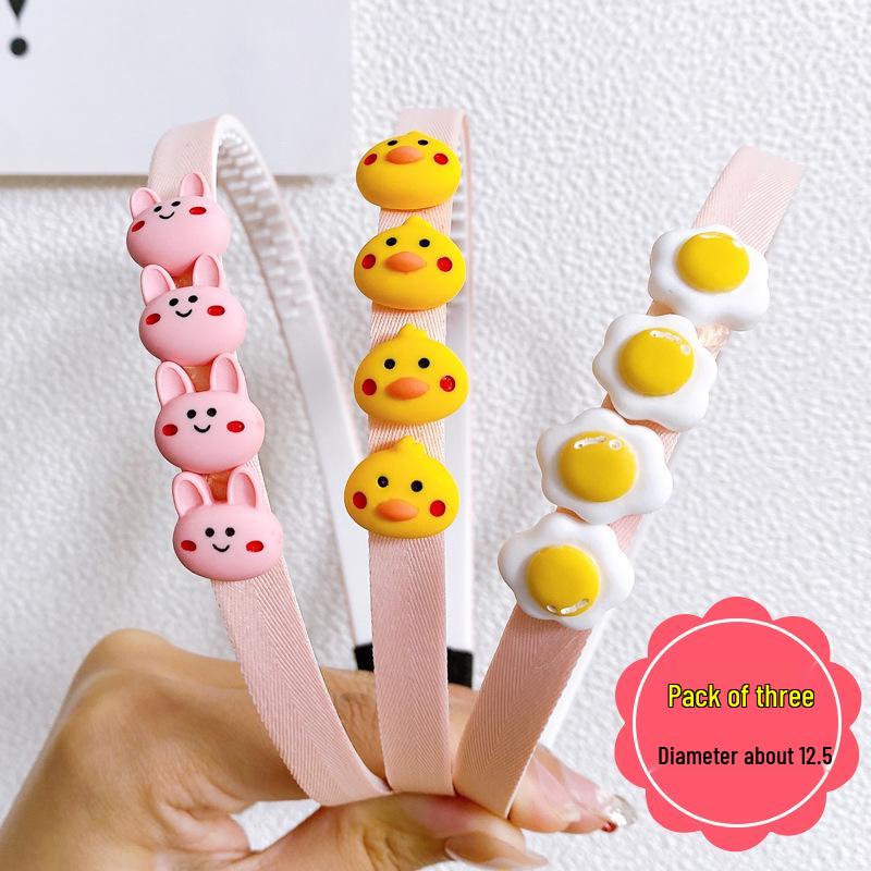 Cute Korean Princess Hair Clips & Headbands for Girls - Fresh Bangs, Secure Fit