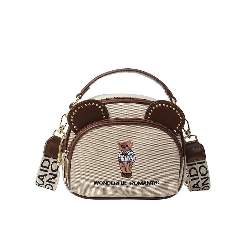 

2025 Модная универсальная женская сумка через плечо и кроссбоди с мультяшным принтом Hello Kitty